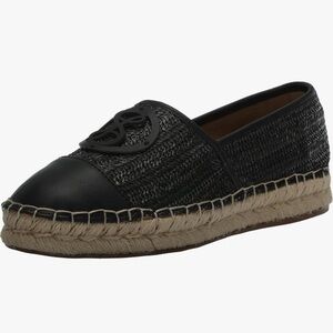 Black Espadrille Flats
